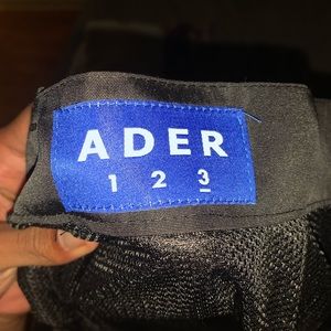 Ader Error-Ssense Exclusive Black Panel trousers